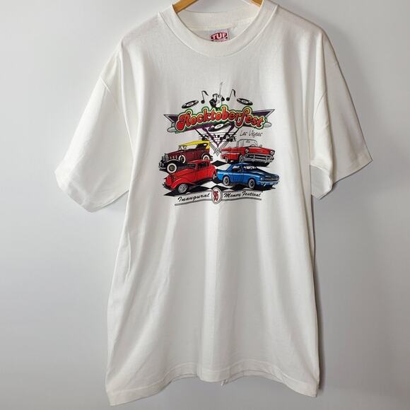 Vintage Rocktoberfest Las Vegas 1995 Tuf Threads Large Made In USA XL - Picture 2 of 8